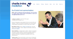 Desktop Screenshot of charlieirvinemediation.co.uk